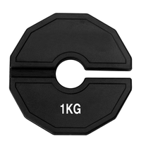 Gym Micro-Plates 0.25/0.5/1kg Dumbbell Fractional Weight Plate Rubber Fractional Weight Plates Add-on Change  Weight Plate