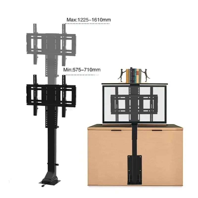 2026 New 32-70 Inch TV Lift With Remote Control Height Adjustable Electric Automatic Motorized TV Lift Motorized TV Mount Fit