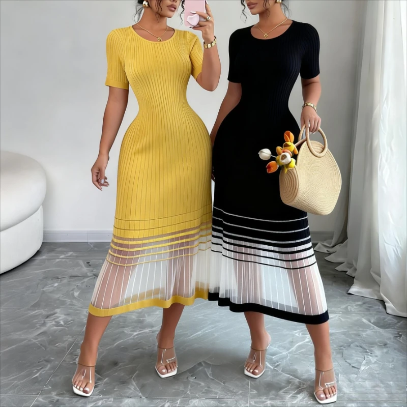 #46 Latest Ribbed Knit Dress Offers