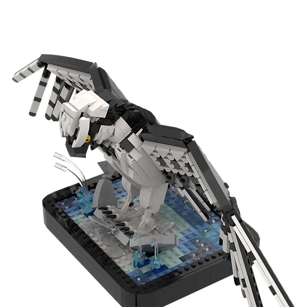 

MOC Osprey животное кирпичи модель Osprey птицы животные строительные блоки развивающие сборные игрушки дети DY подарки на день рождения