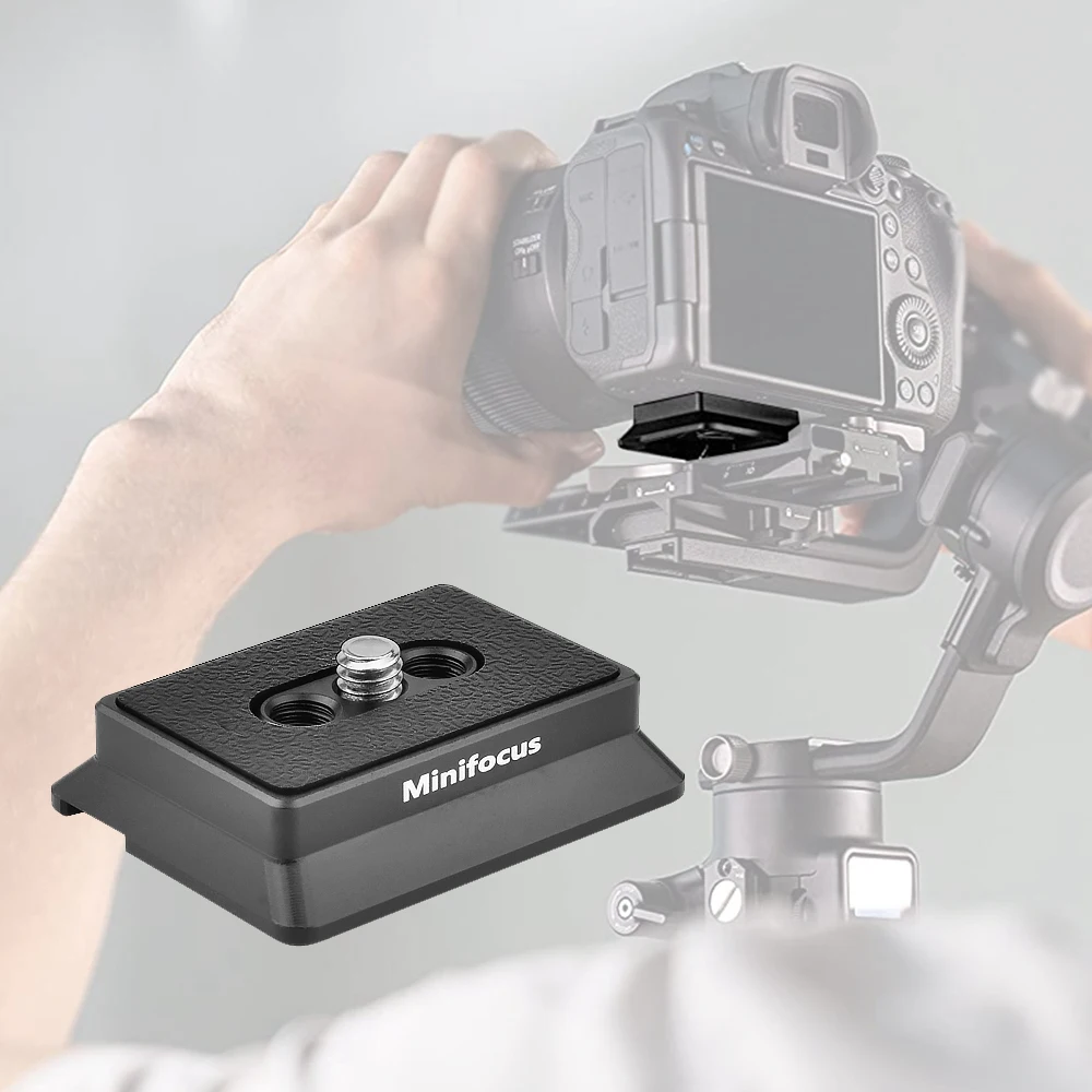 Kamera rychlý uvolňování talíř pro arca-type namontovat kompatibilní s DJI ronin RS2 RSC2 RS 3 gimbal, horní QR talíř pro DJI RS 2 RSC 2