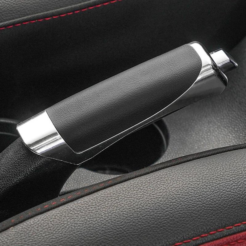 Universal Auto Hand Bremse Abdeckung PU Leder Handbremse Schutz Fall Getriebe Shift Schutz Dekoration Auto Innen Zubehör
