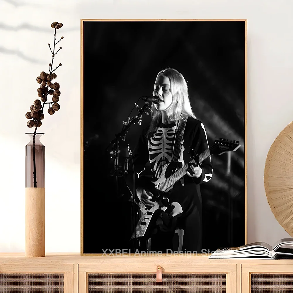 1pc Singer Phoebe Bridgers Music Album Hit Song Poster Wall Sticker Modern Decor Picture Bedroom Hanging Painting Indoor Mural