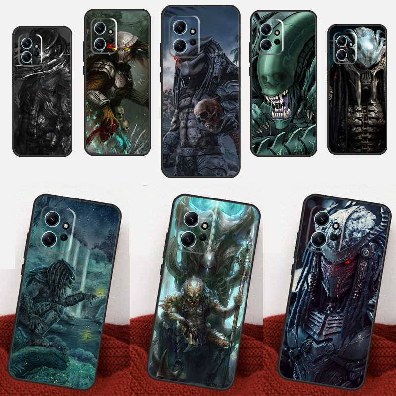 Чехол Alien Vs Predator для Xiaomi Redmi Note 11 8 9 10 12 Pro Note 12S 9S 10S 11S 8T 9A 9C 10A 10C 12C
