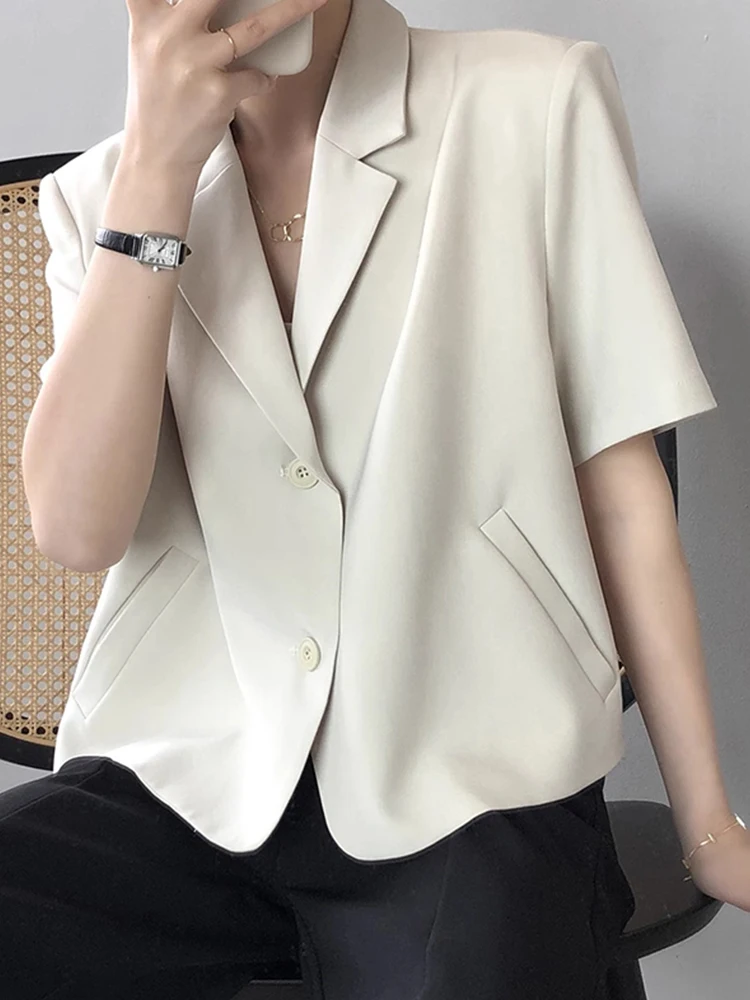 

Faionable Commute Sli Suit Jaet 2025 New Ele Aosphere для похудения, маленький повседневный топ в стиле вестерн для женщин