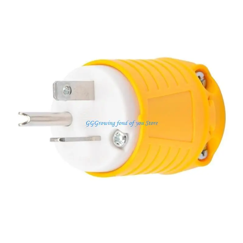 

H9EB Industrial NEMA 6-20P Plug Adapter 3 Prong Plug Universal Socket Power Converters