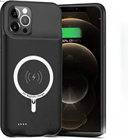 Battery Charger Case for iPhone 12 Pro Max Portable Power Bank Wireless Charging Cover Battery Pack For Magsafe Magnetic Case