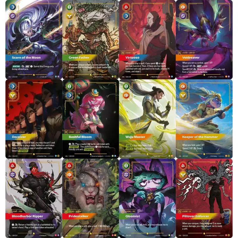 UNL Signed All Series Set Unleashed Overnumbered Showcase TCG Qualitäts-Proxy-Sammelkarten – Detail 1