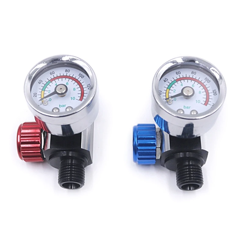 High Flow Spray Guns Air Pressure Regulator with Gauge Pneumatic Tool Accessory Regulating for Valve Air Pressure DropShipping