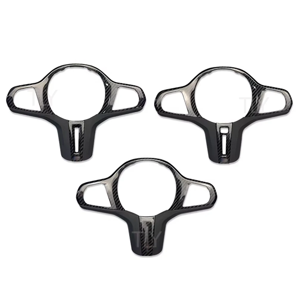 For BMW M3 M4 M5 M6 M8 X3M X4M X5M G20 G30 G28 G38 1 2 3 4 5 6 7 series carbon fiber steering wheel trim inner cover