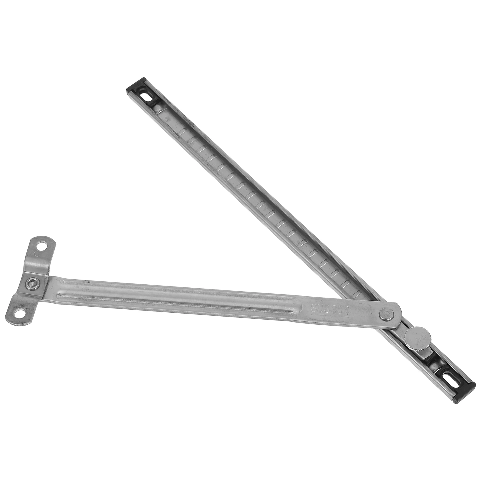 

No-Drill Adjustable Casement Window Limiting Hinge Silver Steel Concealed Replacement Security Adapter Ventilation Control Child