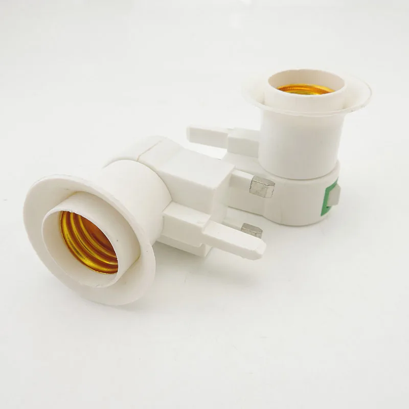 AC E27 Plug UK type led Bulb Converter base light Adapter ON/OFF switch Control Switch Lamp Holder power Socket holder