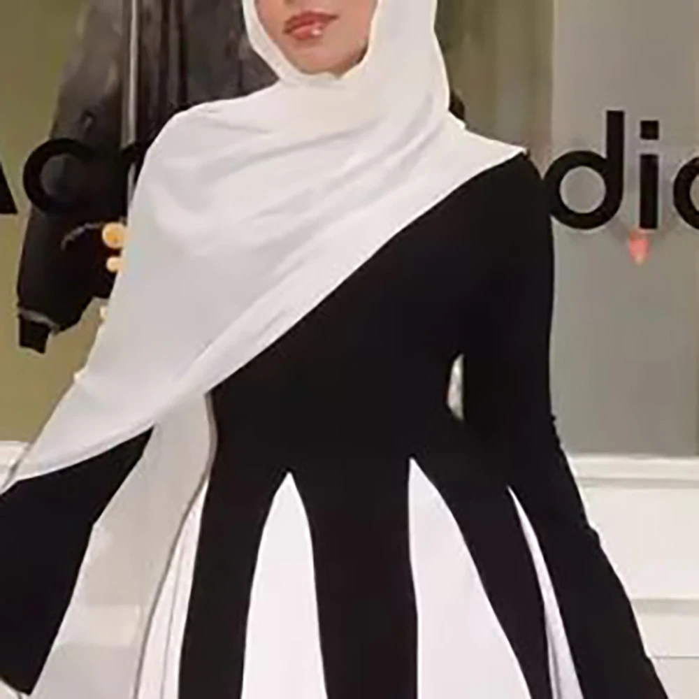 

Eid Women Muslim Abaya Party Dress Patchwork Jalabiya Ramadan Long Dresses Abayas Vestidos Largos Kaftan Arab Long Robe 2025