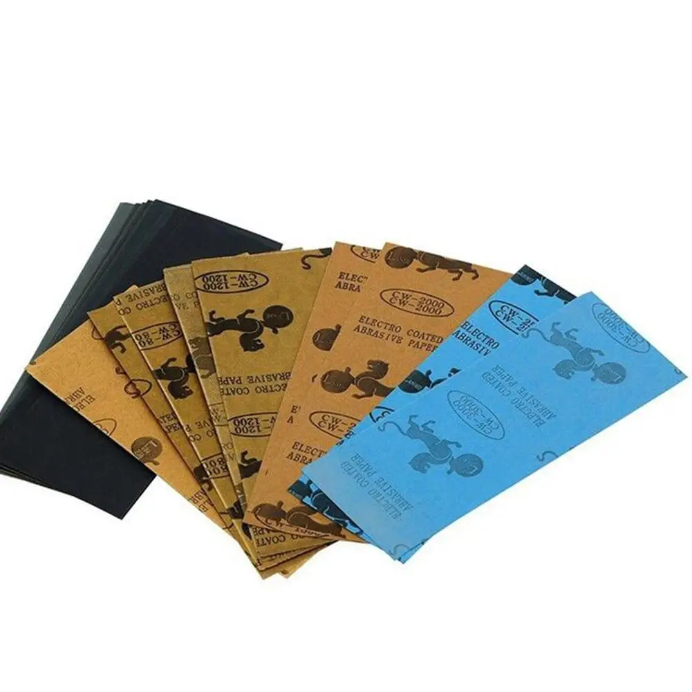 Profissional Lixar Folhas, Avançado Areia Paper Set, 9*3.2"