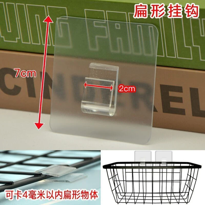 Transparent Wall Hooks Strong Self Adhesive Kitchen bathroom Storage Hooks Hangers Suction Cup Heavy Load Hook Holder Rack