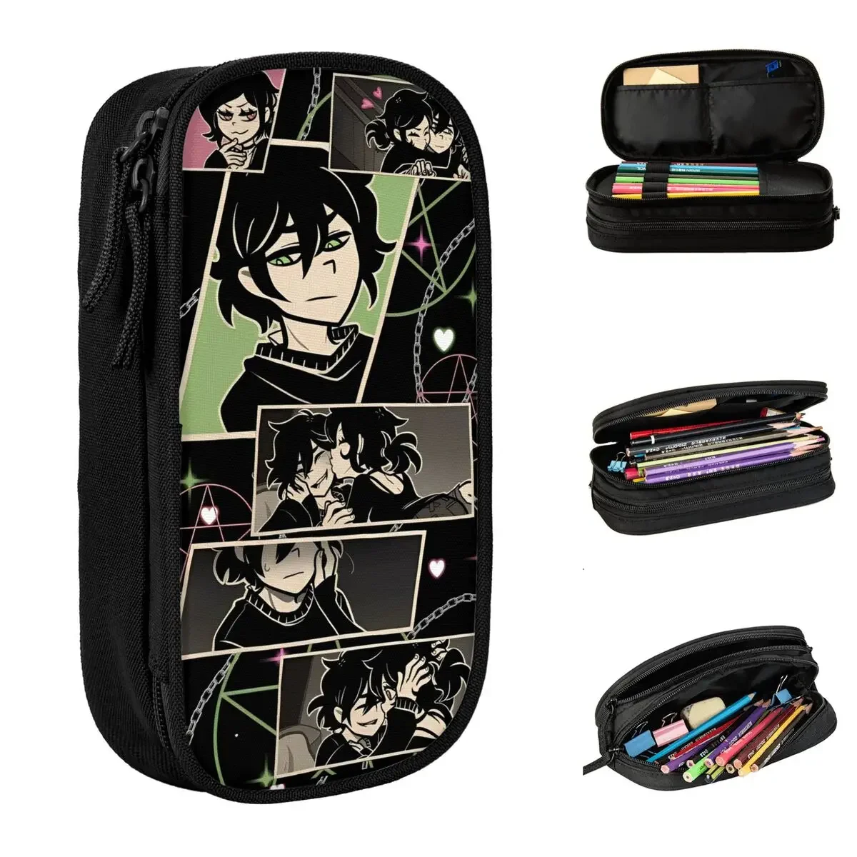 The Coffin Of Andy And Leyley Pencil Cases Andrew Ashley Pen Pencil Bags Girl Boy Big Capacity Office Gifts Pencil Box