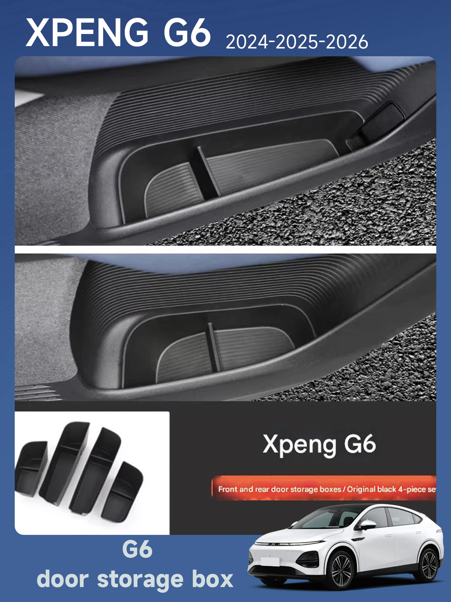 [Fast Shipping] XPENG G6 Door Storage Boxes (Set of 4)