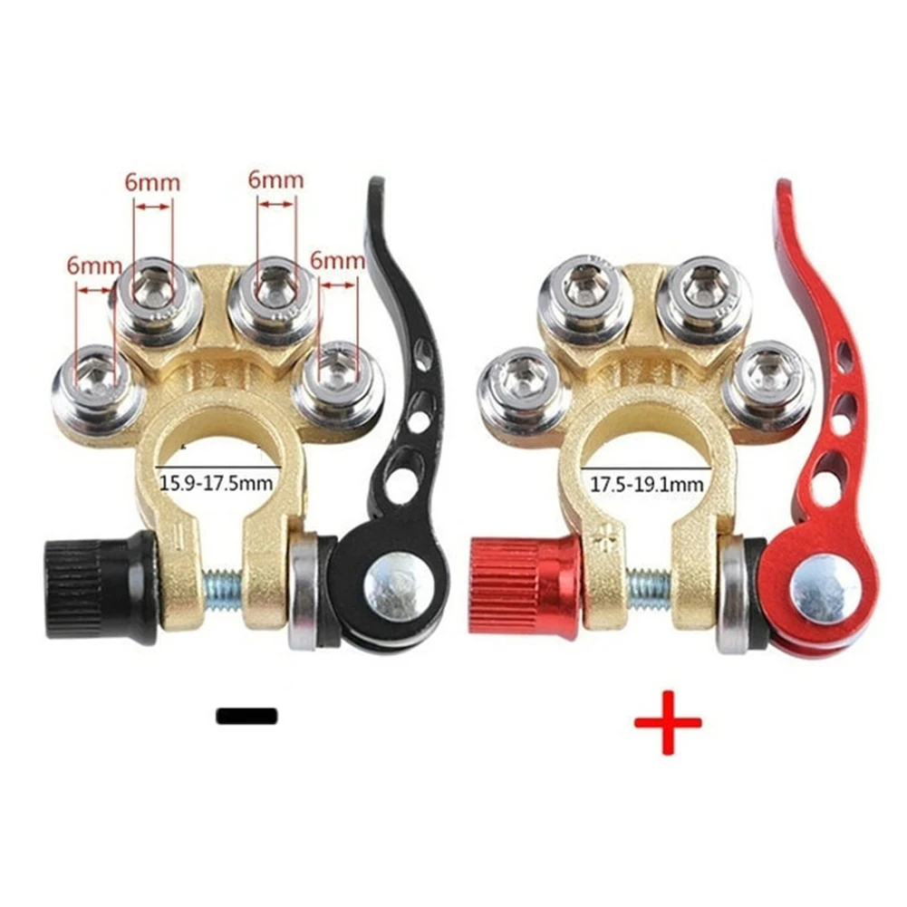12V Auto Batterij Terminals Koperen Top Post Batterij Terminals Quick Disconnect Auto Batterij Terminal Connectors Auto-onderdelen