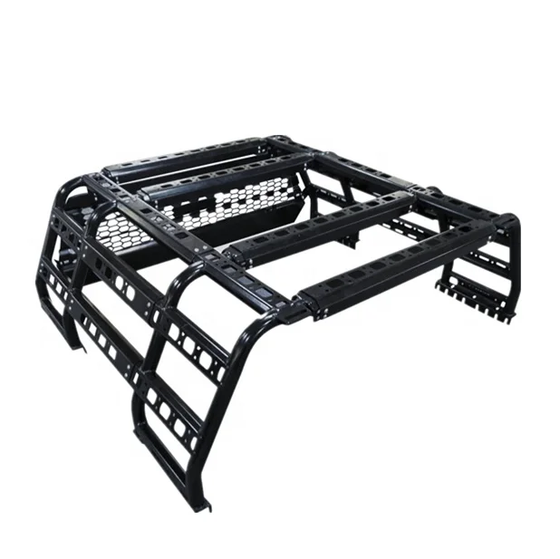 

Cargo Rack Adjustable Roll Cage 4x4 Pickup Accessories for Tundra Assemble Roll Bar
