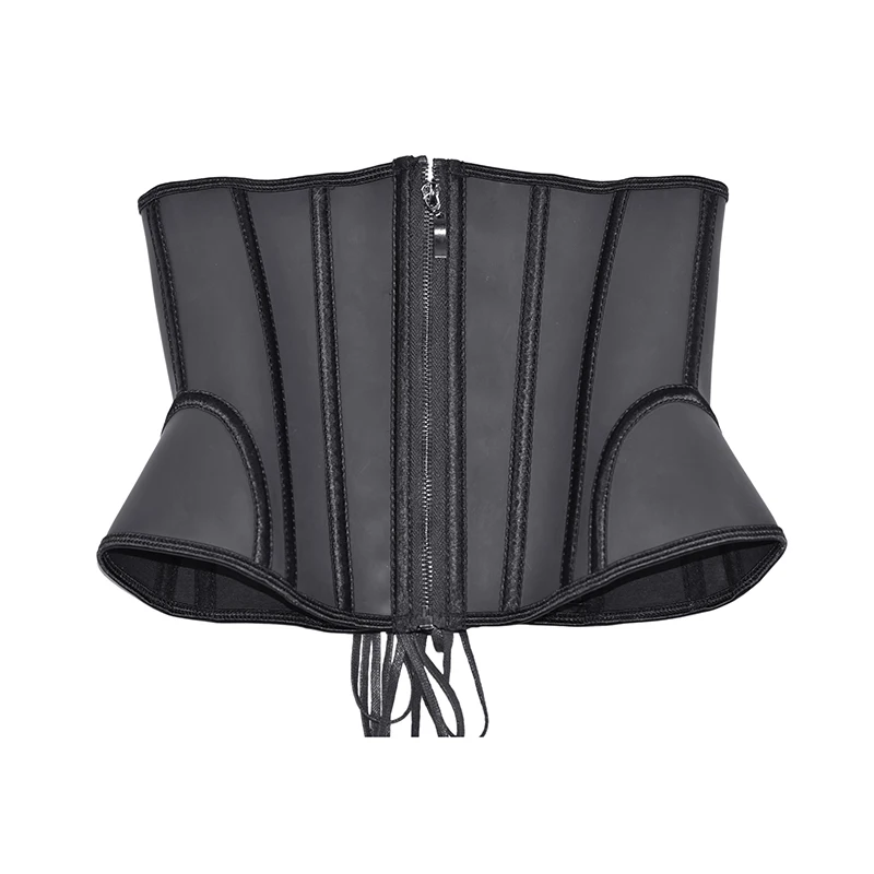 Waist Trainer Short Torso Corsets Crotch Protection Latex Underbust Waist Cinchers Loss Weight Body Shaper for Women