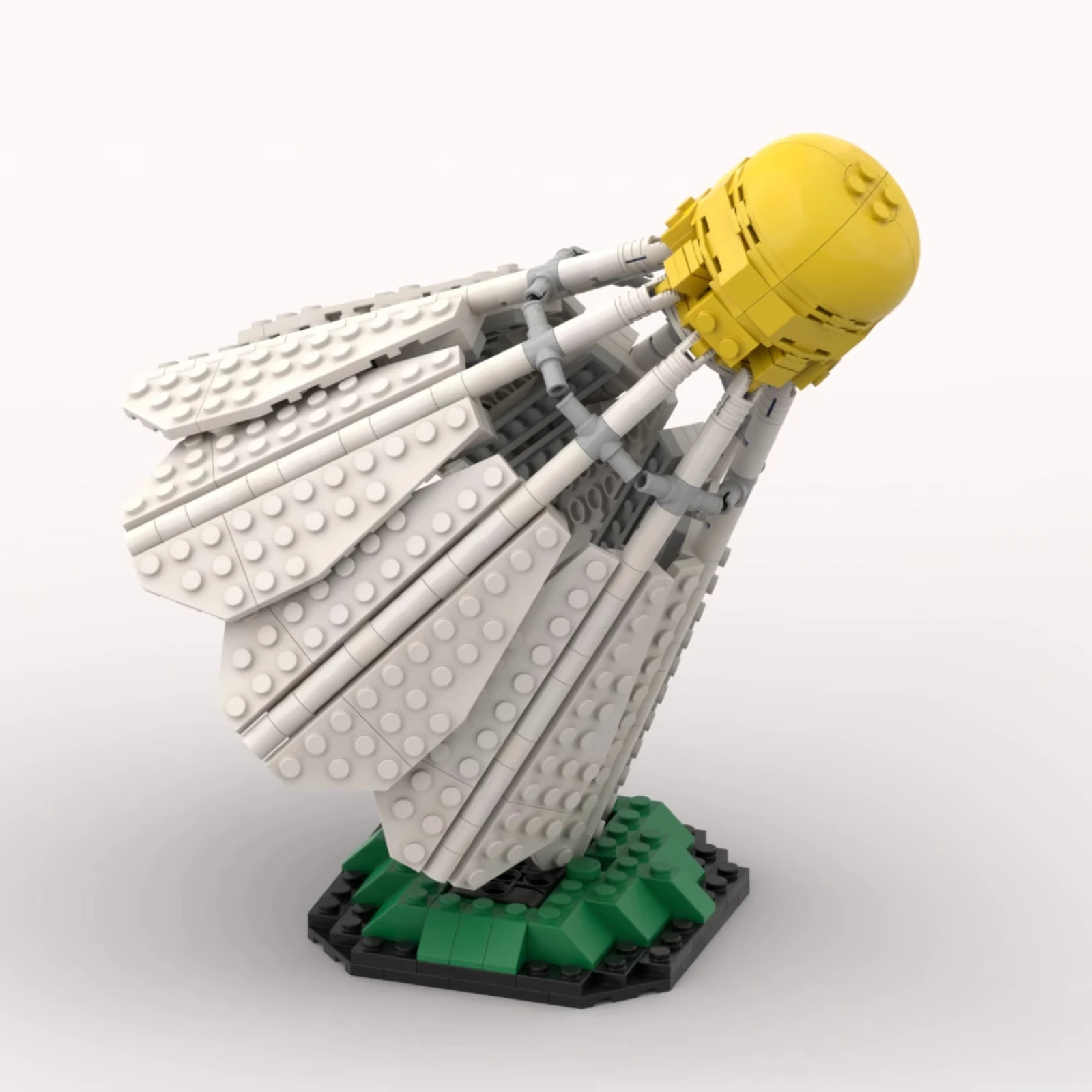 

Badminton Ornament Building Set MOC Sports Model with Display Stand Educational STEM Toy for Kids Collectors