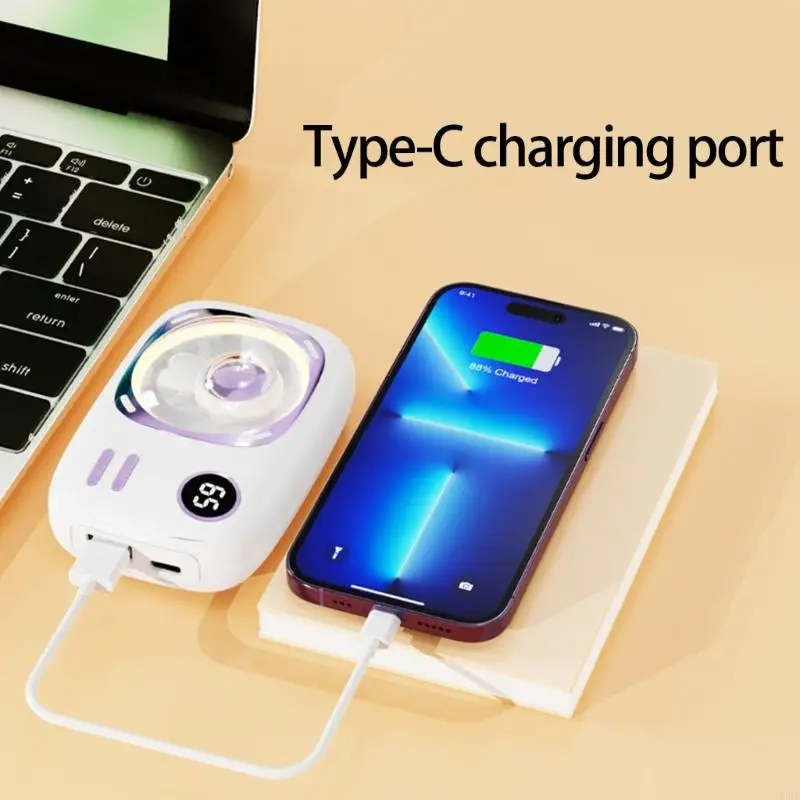 

Immediate Warm Grasps Device USB Rechargeable 3 Heat Configuration Safety Licensed ABS Building With Surrounding Bedligh B03E