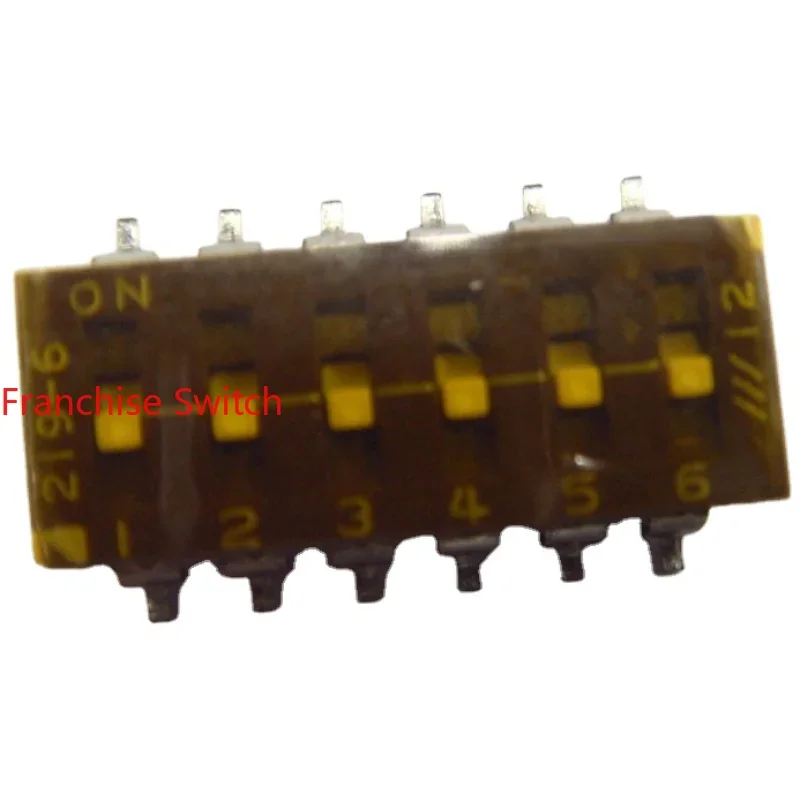 

10PCS Dip Switch RING CODE SWITCH 6 POSITION DIGITAL SMD 219-6