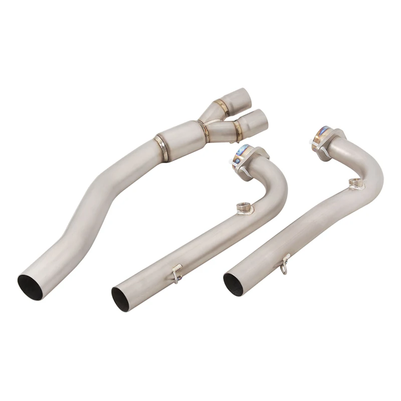 For Kymco AK550 2017-2022/2022-2023 Front Pipe Header Link Tube Titanium Alloy Original Interface Motorcyle Exhaust Mufflers