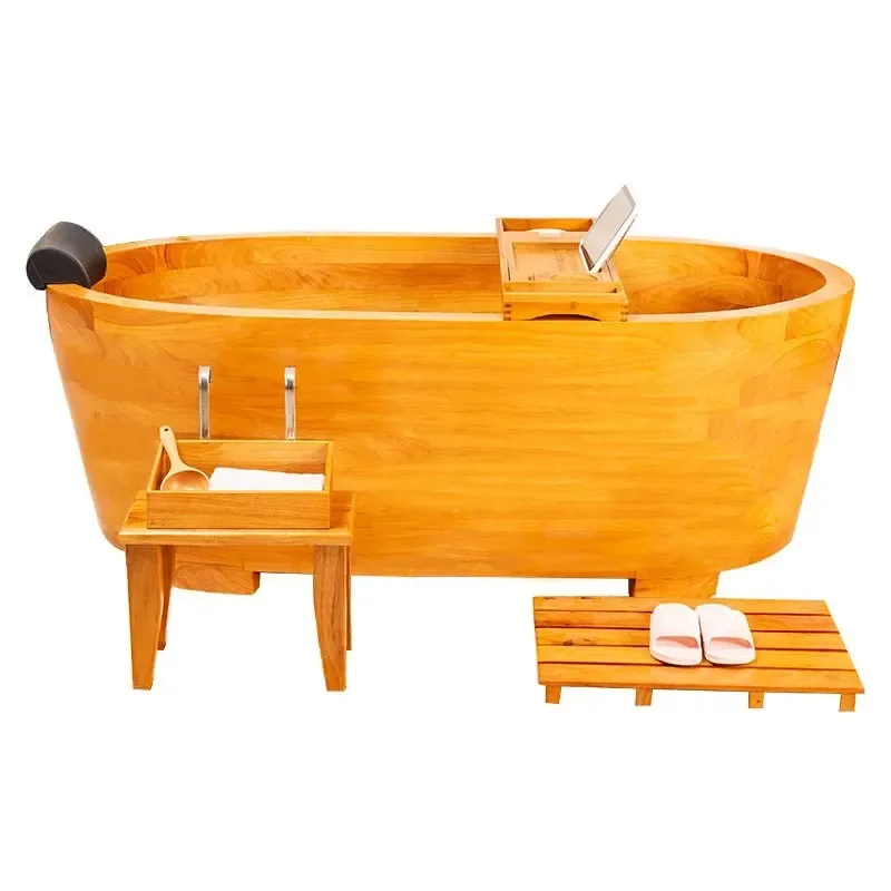 

Bath bucket, bath bucket, wooden bucket, thickened bathtub, adult wooden , solid wood , beauty salon customization