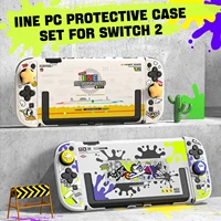 Juego de fundas protectoras para PC IINE para interruptor/impresión de alta definición/molde de precisión/compatible con base de interruptor/protección completa