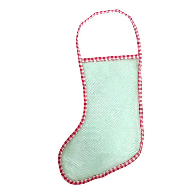 Christmas Stocking Goodie Bags Long Christmas Stocking Pouches Decorative Socks Candy Bag For Snacks Shampoo Bar Bath Bag