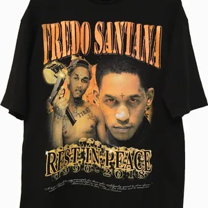 Unisex Classical Black Shirt, VTG, Danke, Fredo Santana, 1990, 2018, S-5xl, CC4051 10 Hauptverkäufe Fredo Santana - №3