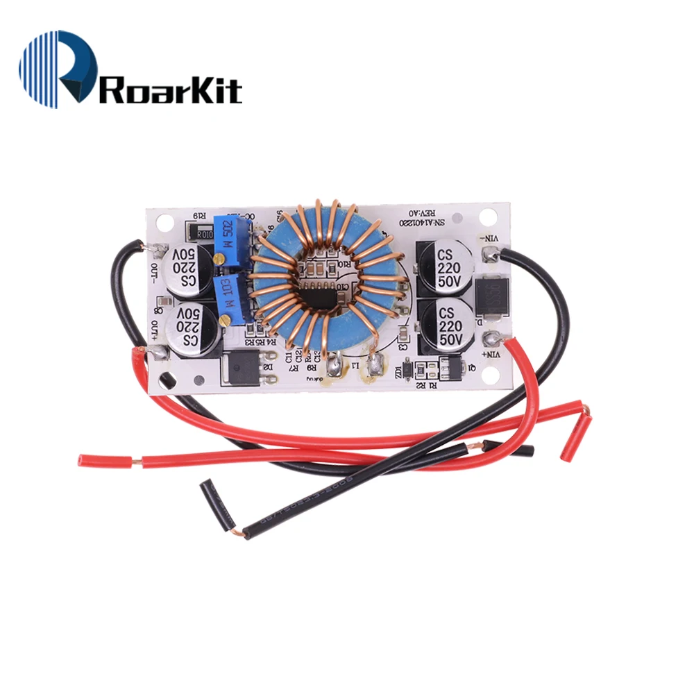 250W 10A Step Up Power Supply DC 8.5 V-48 V ถึง 10-50V Boost Converter แรงดันไฟฟ้าคงที่โมดูลไดรฟ์ CC CV