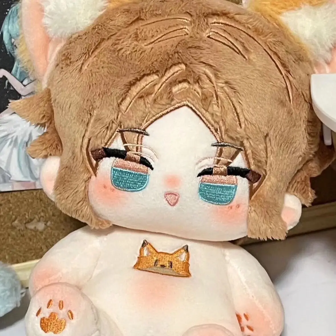 Mysta Atrybut Bawełniana Lalka Zabawki 20cm Śliczna Przebieranka Wypchana Lalka Prezent Świąteczny Wokół Klubu Tęczy Prezenty DIY dla Dzieci z Kreskówek