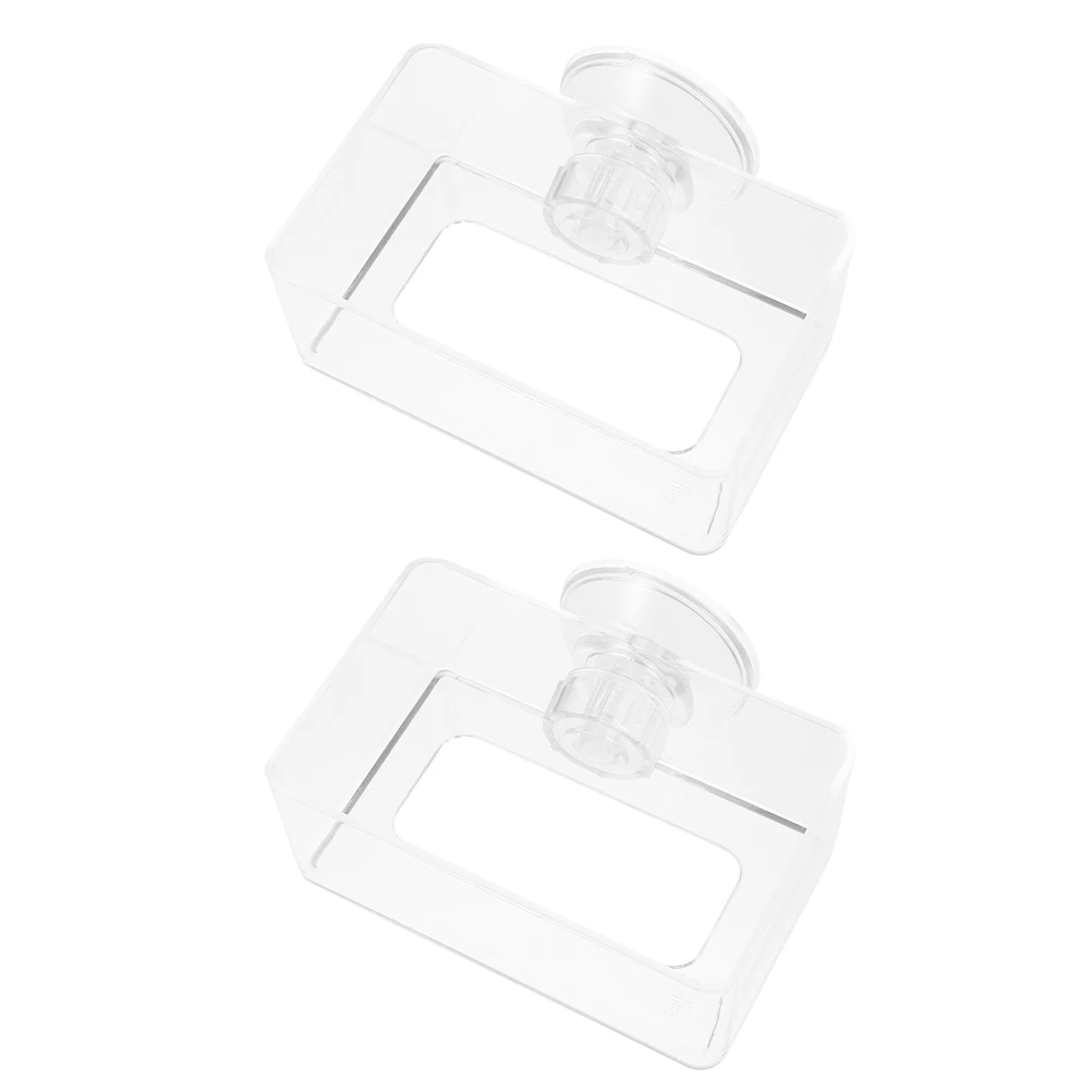 

2 Pcs Acrylic Feeding Circle Aquarium Feeder Air Fish Cup Tropical Feeders Rings