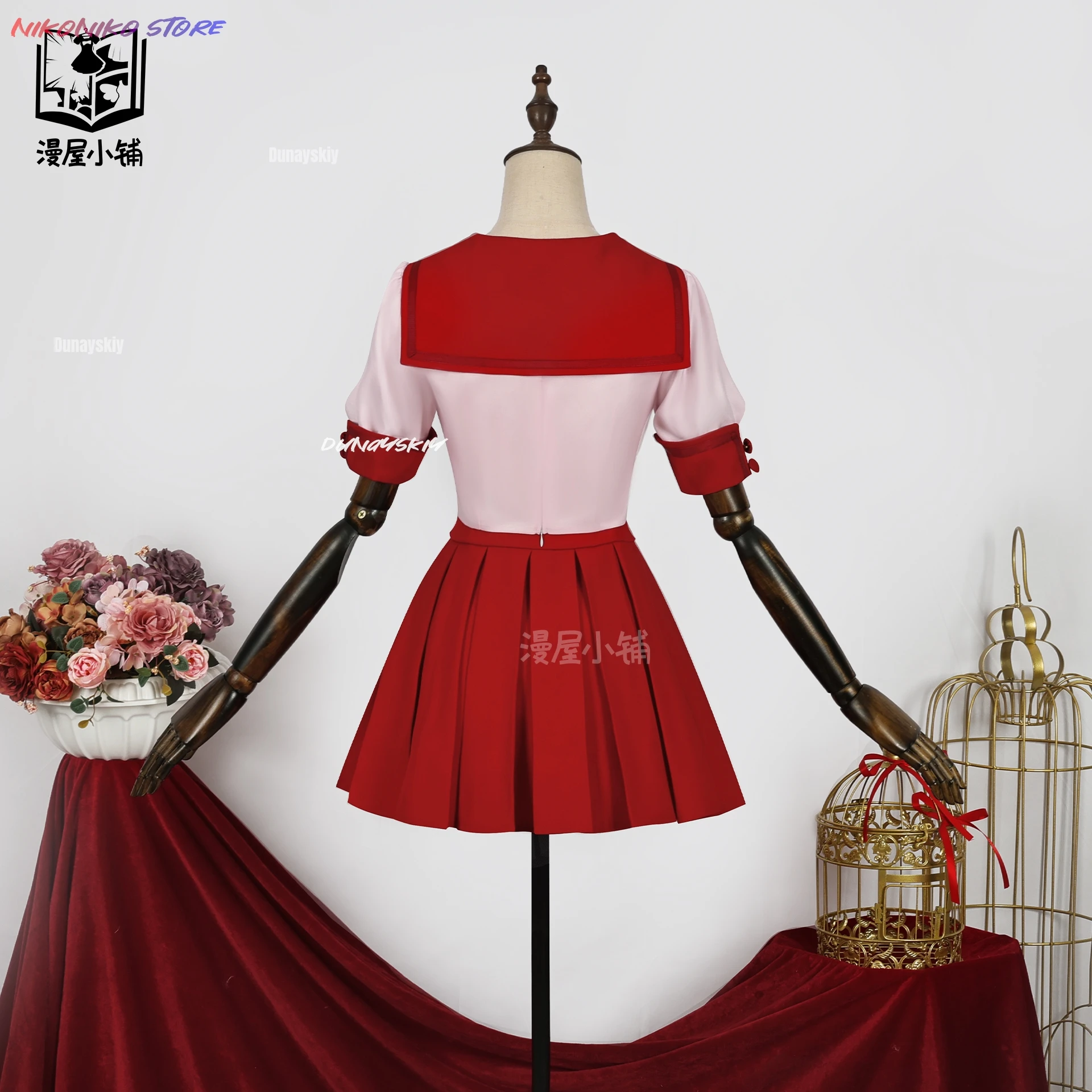 Аниме Русалка Мелодия Нанами Люсия 코스프레 Костюм Готическое платье Лолиты S-XXL Ролевой костюм с чулками Женские платья