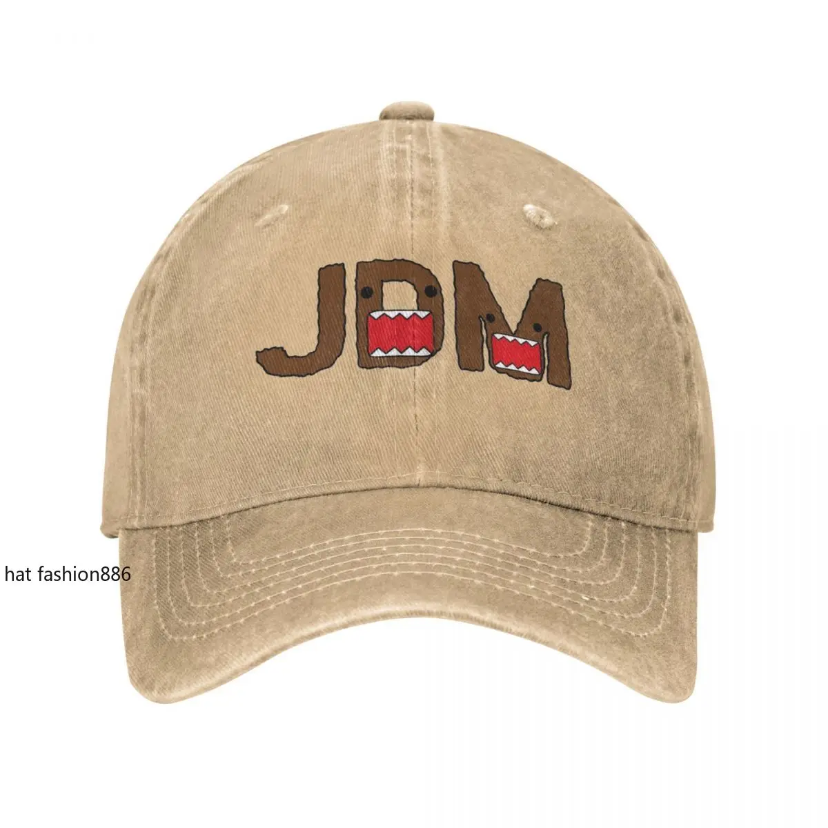 Domo Kun Doll JDM Unisex Baseball Cap Distressed Denim Washed Caps Hat Vintage Outdoor Summer Unstructured Soft Snapback Hat