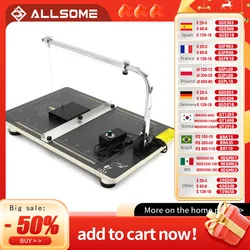 ALLSOME 220V Board Hot Wire Styrofoam Cutter Foam Cutting Machine Working Table Tools EU Plug