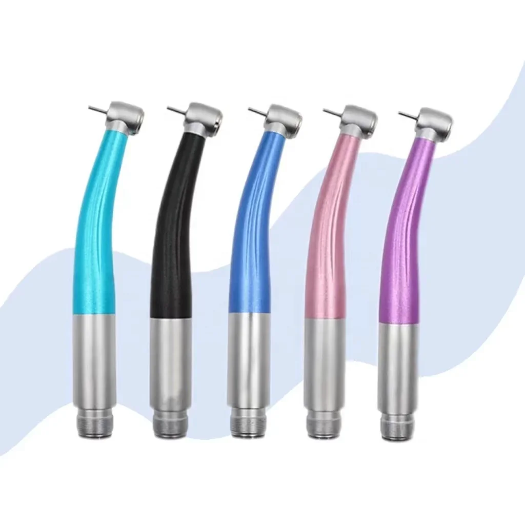 

Colorful den tal 5 points water spray High Speed Handpiece Air Turbine 2/4 Holes den tistry instrument