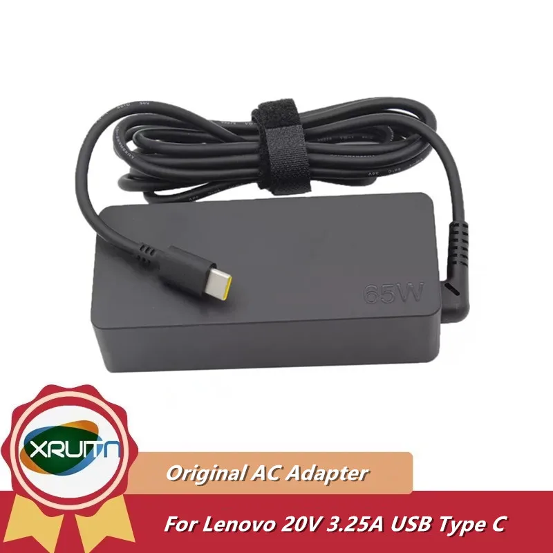 

Оригинальное зарядное устройство переменного тока USB-C типа C 20 В 65 Вт для Lenovo ThinkBook 13x G1-20WJ001KGE G1, блок питания для ноутбука ADLX65YLC3A