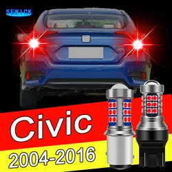 2pcs LED Brake Light Bulb Accessories For Honda Civic 7 8 9 2004-2016 2005 2006 2007 2008 2009 2010 2011 2012 2013 2014 2015