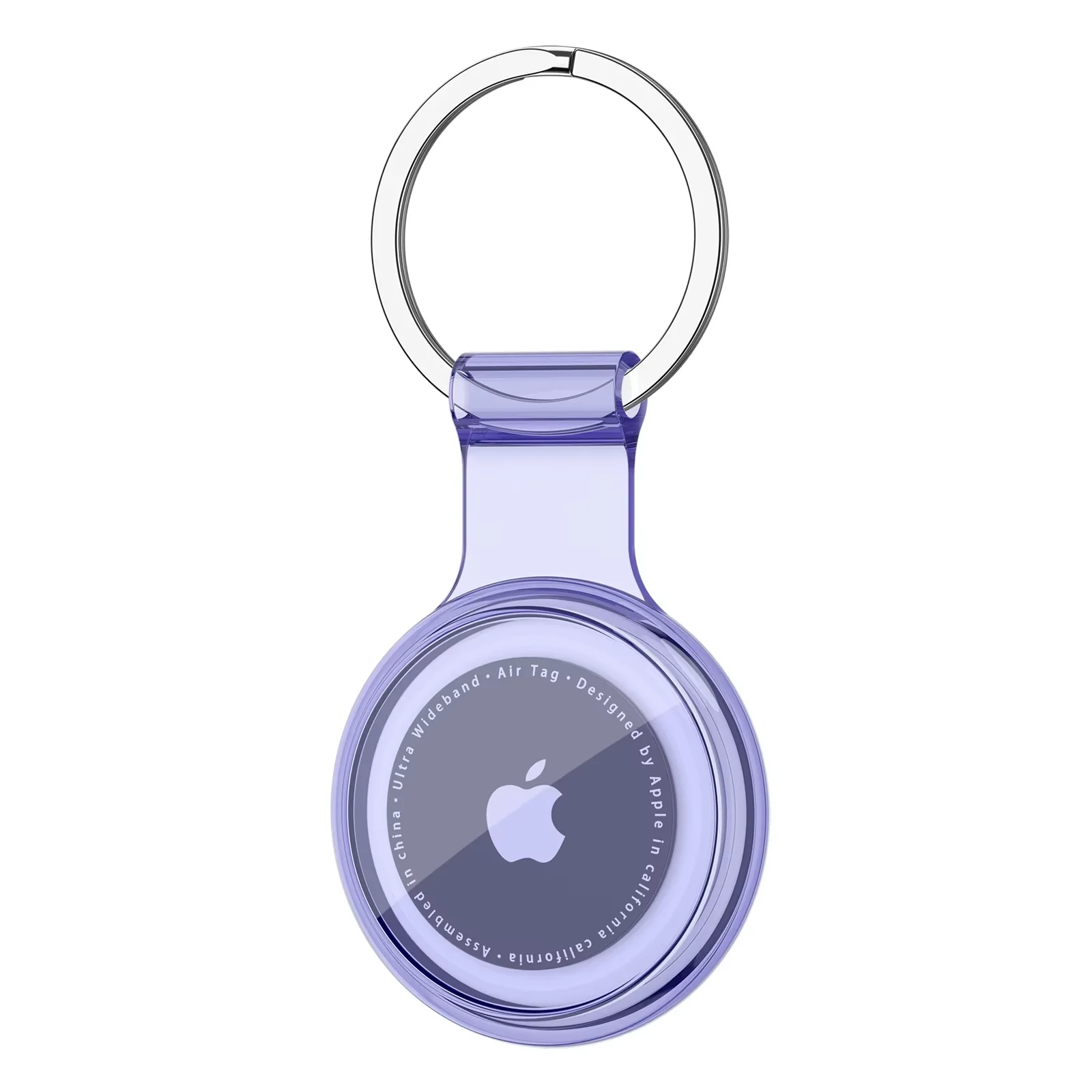 Keychain For Apple AirTag Silicone Protective Case Cover Key Chain Anti-Loss Ring AirTags Accessories for AirTag Pendant