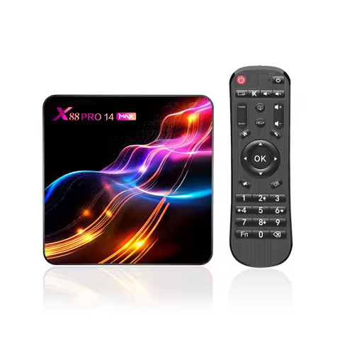 X88 Pro 14 Max Android 14.0 Smart TV Box 2.4G/5G WIFI6 4GB 32GB 64G 8K HD Media Player BT5.0 RK3528 H.265 Set Top Box