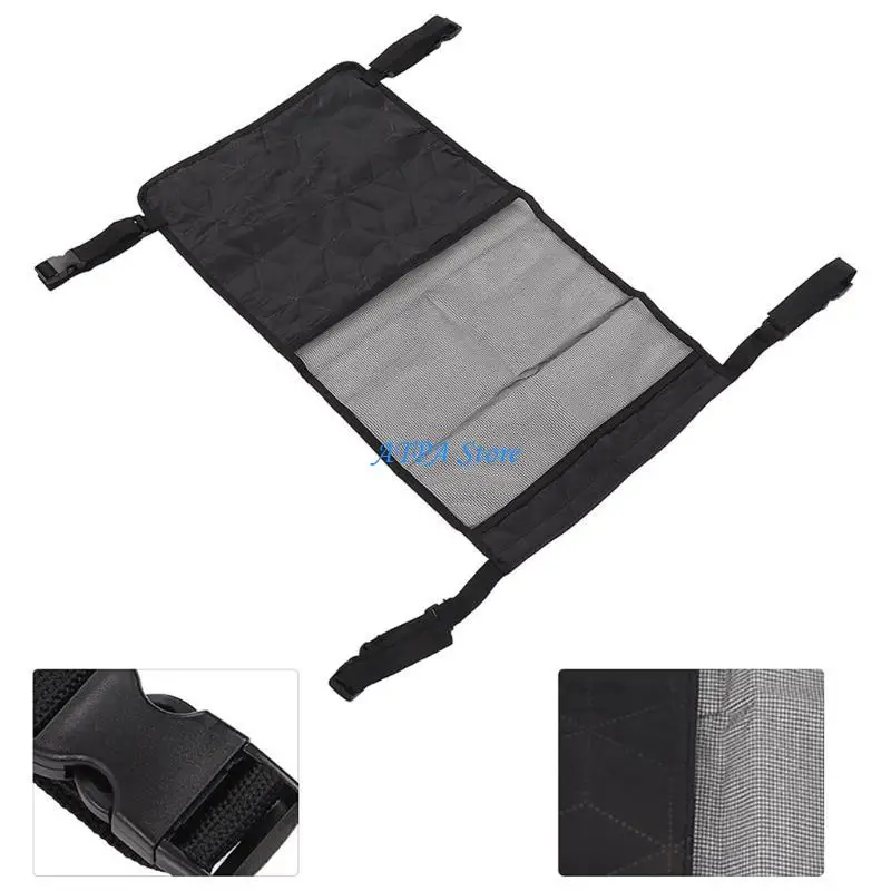 

U13C Seats Back Net Bag Mesh Car Net Safety Barrier for Dog Baby Stretchable Storage Bag Pet Barrier Car Divider