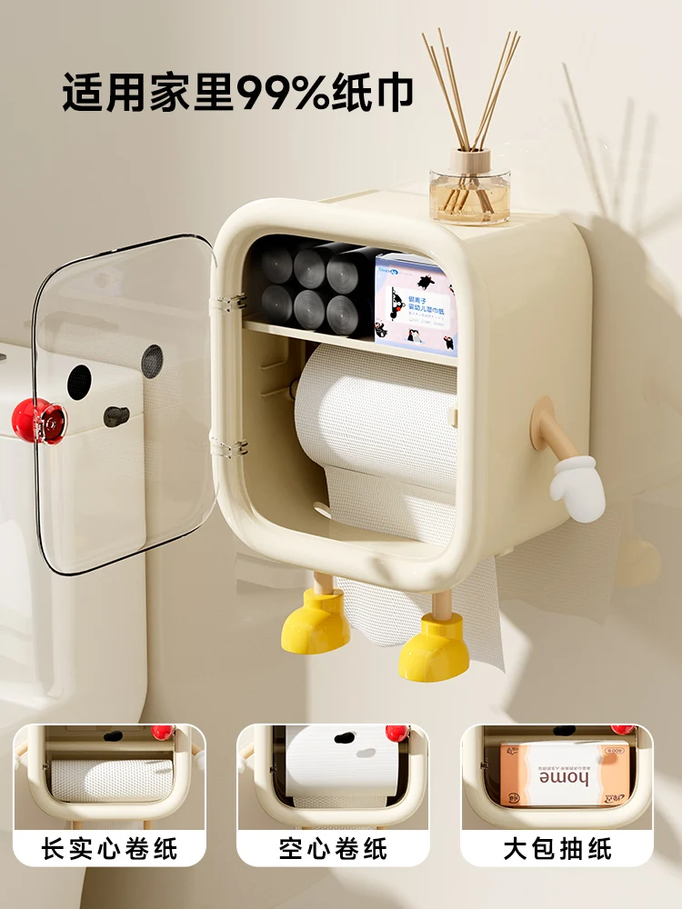 

Коробка для туалетной бумаги Настенная коробка для туалетной бумаги без перфорации Полка для туалетной бумаги