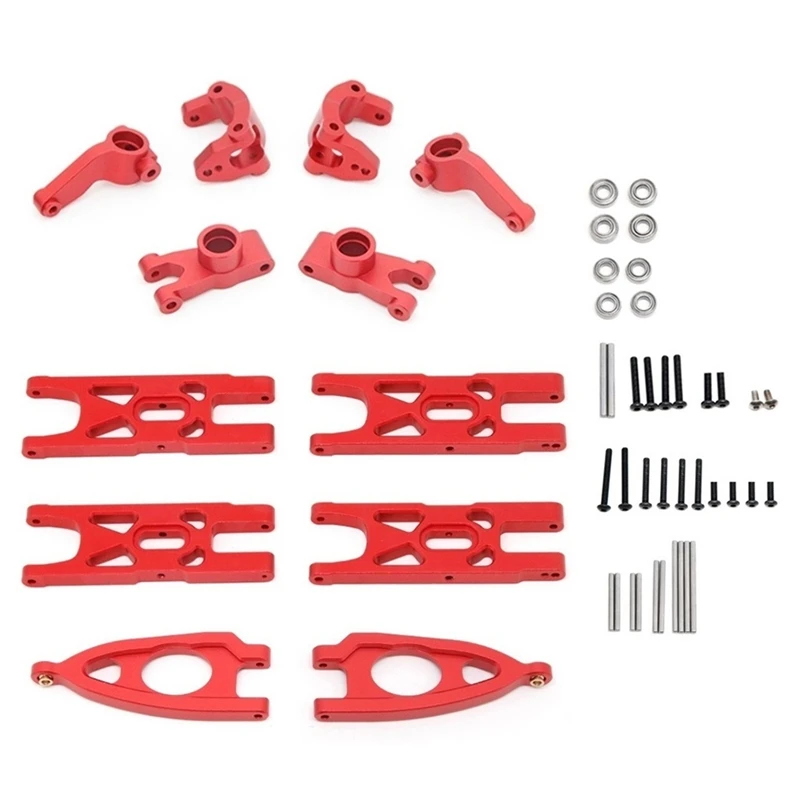 Front Steering Knuckle & C-Hub & Rear Hub & Suspension Arm Set For Arrma 1/10 Granite Voltage MEGA 2WD Upgrade Parts