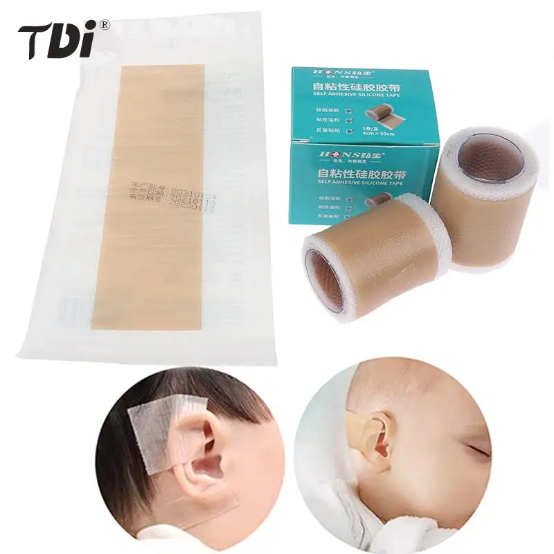 1pcs Baby Pinna Valgus Ear Correctors Breathing Patch Medical Silicone Tape Infant Ear Correction Patch Stickers