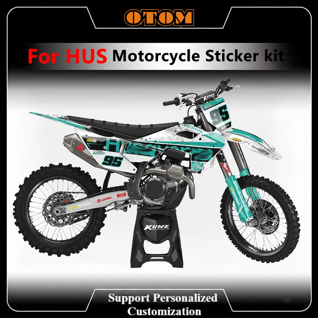 

Для Husqvarna Tc Fc Te Fe 2024-2025 Мотокросс Настроить графические наклейки Набор голографических хромированных гравийных наклеек