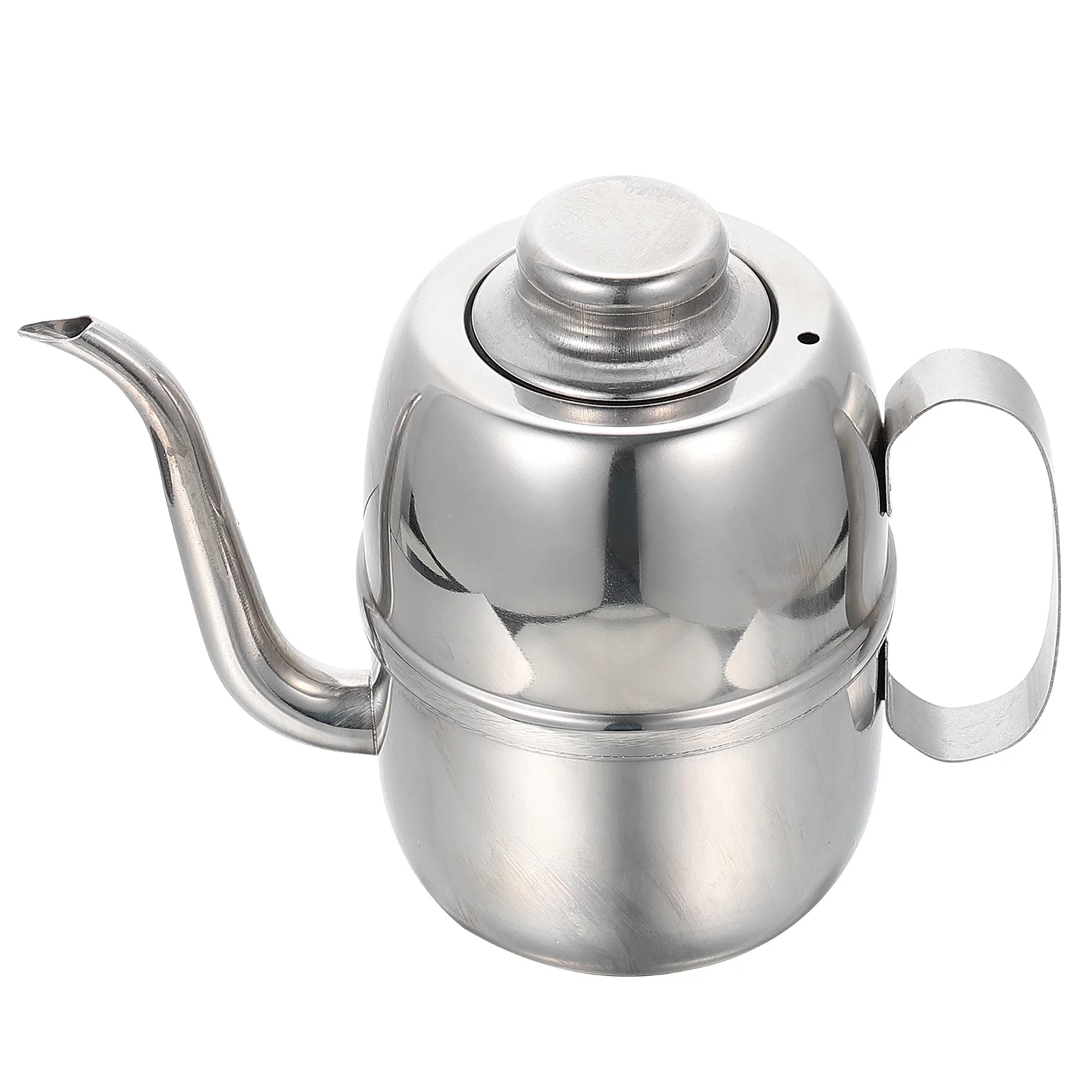 

Stainless Steel Oil Dispenser Bottle Kitchen Soy Sauce Pot Vinegar Holder Leak Proof Easy Clean for Home