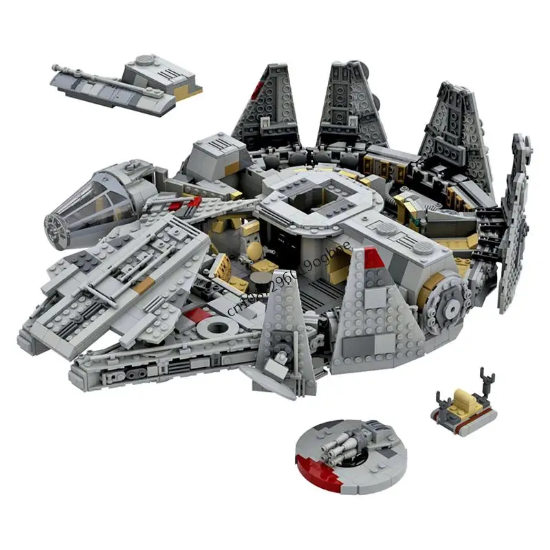 Nieuwe 2857 Stuks Beroemde Ster Battle Film Moc Yt-1300 Vrachtvanger Model Diy Creatieve Ideeën Kid Speelgoed Kerst Verjaardagscadeau Custom puzzel